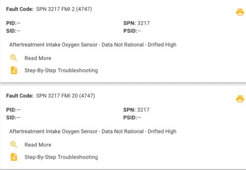 Truck Fault Codes – Diesel Repair