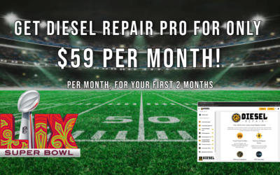 Super Bowl-Sized Savings: Diesel Repair Pro, Just $59!