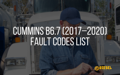 Cummins B6.7 (2017–2020) Fault Codes List