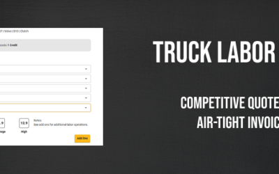 Truck Labor Times: Competitive quotes and air-tight invoices