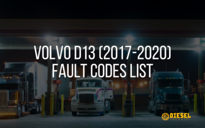 Volvo D13 (2017–2020) Fault Codes List