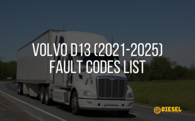Volvo D13 (2021–2025) Fault Codes List