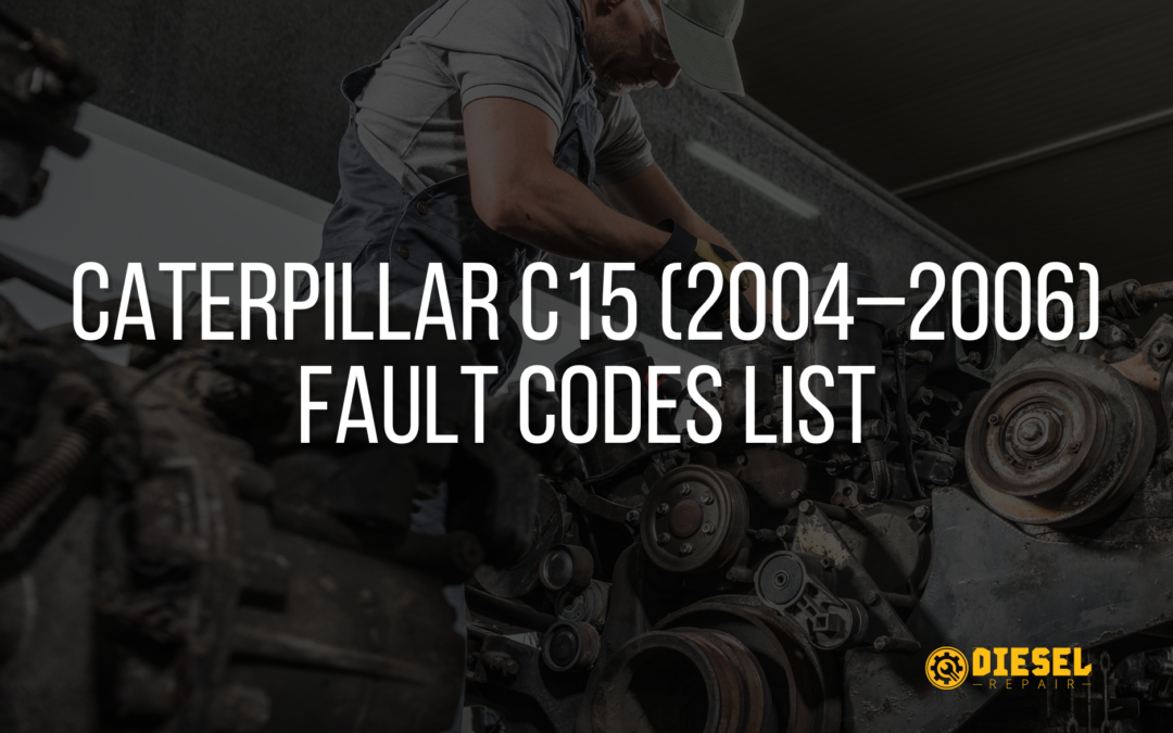 Caterpillar C15 (2004–2006) fault code reference chart