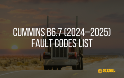 Cummins B6.7 (2024–2025) Fault Code List