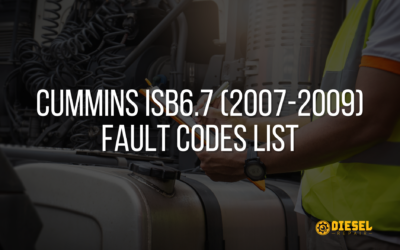 Cummins ISB6.7 (2007-2009) Fault Codes List