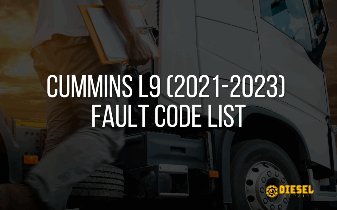 Cummins L9 (2021–2023) Fault Codes List
