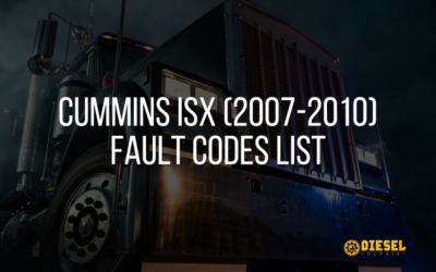 Cummins ISX (2007-2010) Fault Codes List