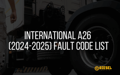 International A26 (2024-2025) Fault Code List