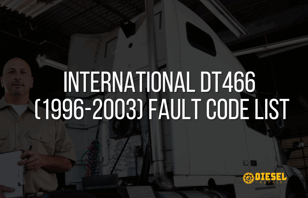 International DT466 (1996-2003) Fault Code List