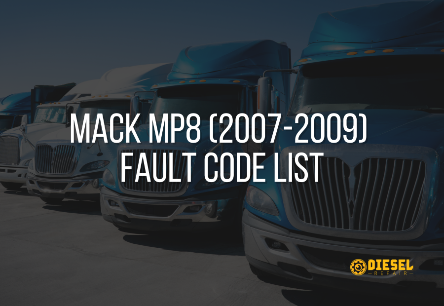 Mack MP8 (2007-2009)  Fault Code List