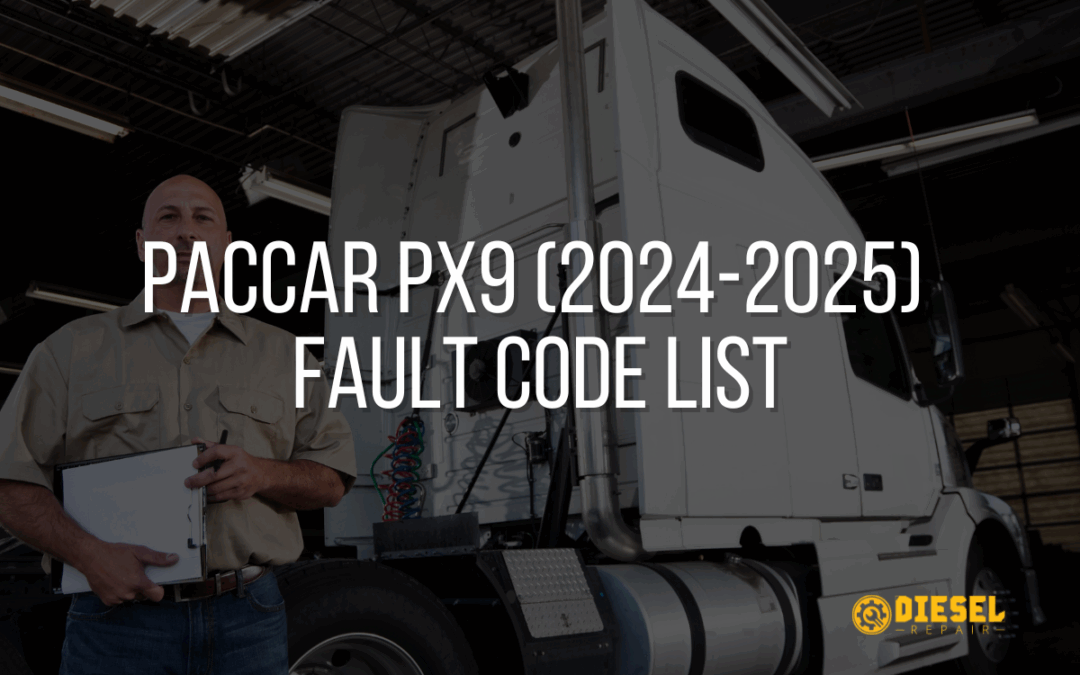 PACCAR PX9 (2024-2025)  Fault Code List