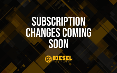 Important Update: Diesel Repair Subscriptions Are Changing